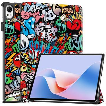 Étui à Rabat Smart Huawei MatePad 11.5 S - Série Tri-Fold - Graffiti