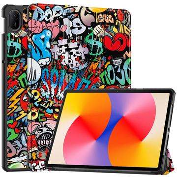 Étui à Rabat Smart Huawei MatePad SE 11 - Série Tri-Fold - Graffiti