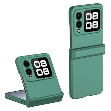 Coque Huawei Nova Flip en Plastique Caoutchouté - Verte