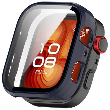 Coque Huawei Watch Fit 4 Pro en Plastique avec Protecteur d\'Écran - Bleue