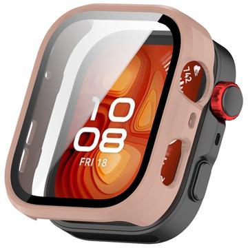 Coque Huawei Watch Fit 4 Pro en Plastique avec Protecteur d\'Écran - Rose