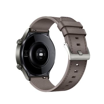 Bracelet Huawei Watch GT 2/GT 2 Pro en Cuir Véritable - Gris