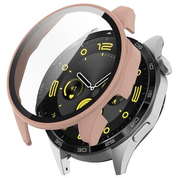 Coque Huawei Watch GT 4 en Plastique avec Protecteur d\'Écran - 46mm - Rose Doré