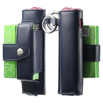 IQOS ILUMA i One/ILUMA One Étui en cuir pour e-cigarette - Bleu marine