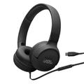 Casque supra-auriculaire filaire JBL Tune 520C avec connexion USB-C - Noir