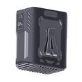 Ventilateur de poche JF130 avec éclairage LED - 8000mAh - Noir