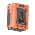 Ventilateur de poche JF130 avec éclairage LED - 8000mAh - Orange