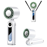 Ventilateur portable 3-en-1 pour la nuque JF163 - 4000mAh - Blanc