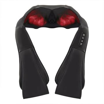JH-R2 Masseur Shiatsu chauffant pour le cou et les épaules - Prise EU - Noir