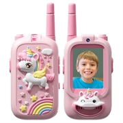 JK200 Talkie-walkie vidéo pour enfants avec caméra - 2 Pcs.
