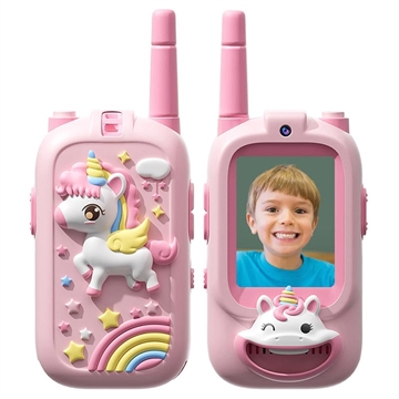 JK200 Talkie-walkie vidéo pour enfants avec caméra - 2 Pcs.