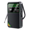 Radio portable FM/AM/ondes courtes JOC TG-77 pour personnes âgées - Noir