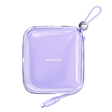 Joyroom Jelly Lightning Mini Batterie Externe - 10000mAh/22.5W - Violet