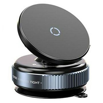 K009 Support magnétique compact pour téléphone de voiture pour tableau de bord et pare-brise - Noir