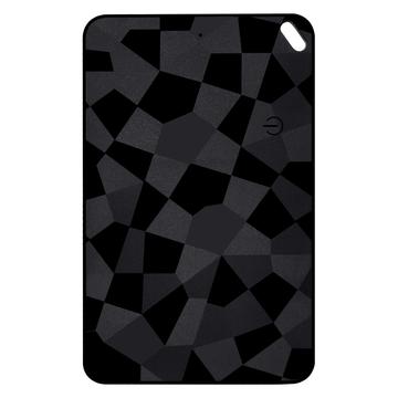 Suivi de portefeuille intelligent ultra-mince K18 - Compatible iOS et Android - Noir