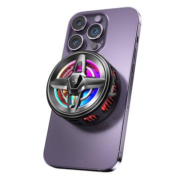 K25 Glacière magnétique pour téléphone portable avec affichage numérique - Noir