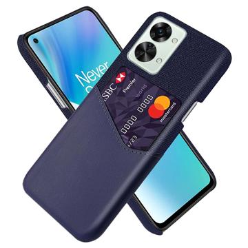 Coque OnePlus Nord 2T avec Porte-Cartes KSQ - Bleu