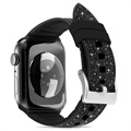Bracelet Apple Watch Ultra 2/Ultra/9/8/SE (2022)/7/SE/6/5/4/3/2/1 Kingxbar Crystal Fabric - 49mm/45mm/44mm/42mm