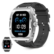 Ksix Hero Smartwatch avec écran AMOLED, modes sport et santé - IP68 - Noir