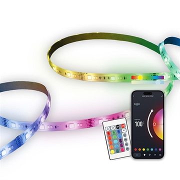 Ksix SmartLED RGB Strip avec télécommande - Synchronisation de la musique - 5m