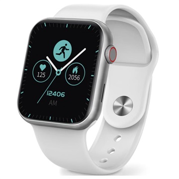 Smartwatch Étanche avec Capteur de Fréquence Cardiaque Ksix Urban 3 - Blanc