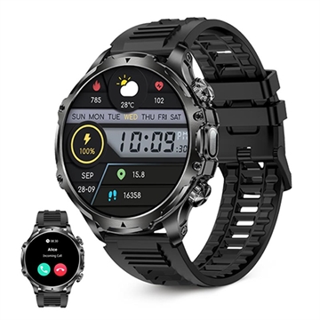 Ksix Venture Smartwatch étanche avec modes sport et santé - IP68 - Noir