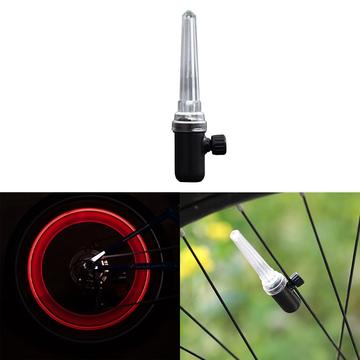 LEADBIKE LD58 Lumière lumineuse de rayon de roue de vélo, étanche, cool, lampe de vélo LED, décoration en veloursLight - Rouge