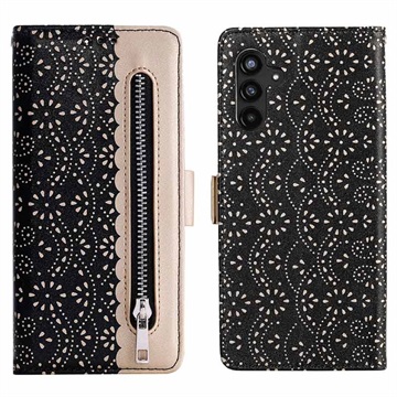 Étui Portefeuille Samsung Galaxy A13 5G Lace Pattern