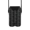 Lacoste PVC Blend Monogram Pochette téléphone XL - Noir
