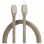 Câble USB-C vers Lightning tressé à chargement rapide Ldnio LC211i - 1m, 30W - Or titane