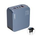 Chargeur rapide Ldnio Q8 100W GaN - 3 ports USB-C, USB-A, Lightning - Bleu