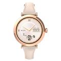 Montre connectée Ldnio SW02 pour femme avec capteur de fréquence cardiaque et de saturation en oxygène - Or