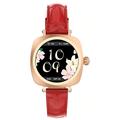 Montre connectée pour femme Ldnio SW03 avec plus de 100 modes sportifs et suivi de la santé - Or / Rouge