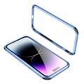 Le-Lock Series Bumper en Métal pour iPhone 14 Pro - Bleu