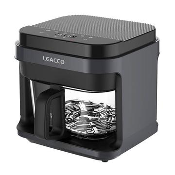 Leacco AF018 360 Friteuse à air tout en verre - 1200W, 5.5l - Noir
