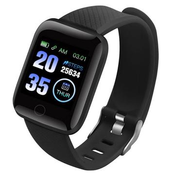 Lemonda D13 Smartwatch avec fréquence cardiaque - Noir