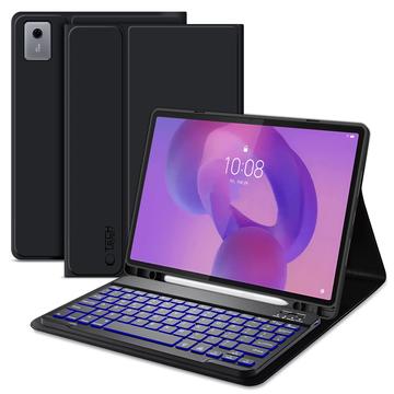 Étui pour clavier Bluetooth Lenovo Idea Tab Plus Tech-Protect SmartCase Pen - Noir