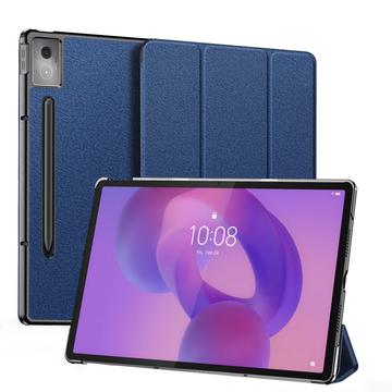 Étui à Rabat Lenovo Idea Tab Pro Smart Tri-Fold Dux Ducis Domo - Bleu