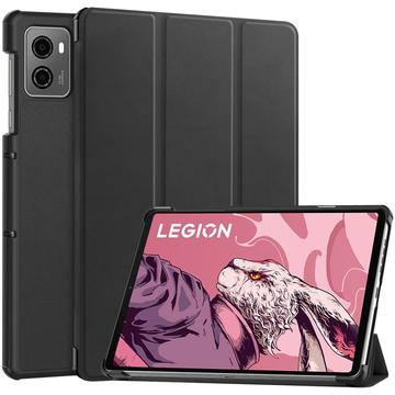 Étui à Rabat Smart Lenovo Legion Y700 (2023), Legion Tab - Série Tri-Fold - Noir