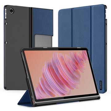 Étui à Rabat Lenovo Tab Plus Smart Tri-Fold Dux Ducis Domo - Bleu