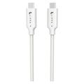 Lippa Câble USB-C / USB-C - 1m, 10Gbps, 100W - Blanc