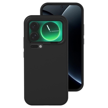 Coque Xiaomi 17 Pro Max en silicone liquide - Noire