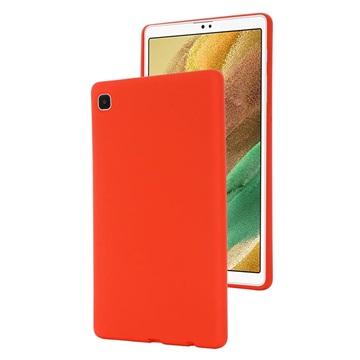 Coque Samsung Galaxy Tab A7 Lite en Silicone Liquide - Rouge