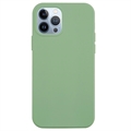 Coque iPhone 14 Pro en Silicone Liquide - Verte