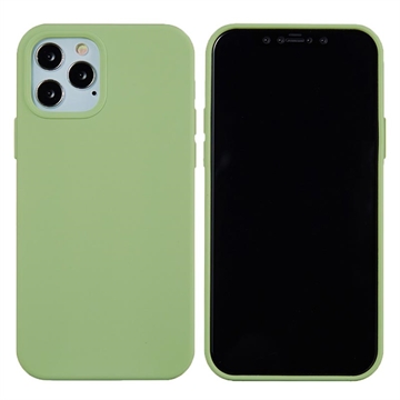 Coque iPhone 12 Pro Max en Silicone Liquide - Vert clair