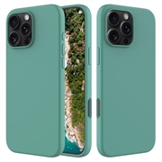 Coque iPhone 16 Pro en Silicone Liquide - Vert Foncé