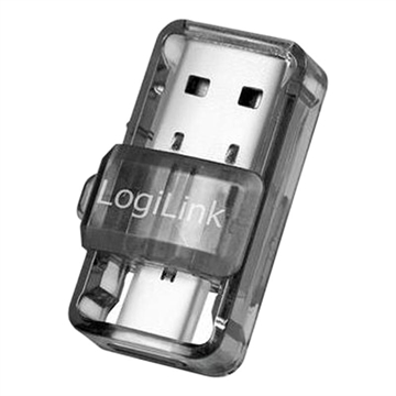 LogiLink BT0054 Adaptateur USB-C/USB-A Bluetooth 5.0 - Gris transparent