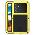 Coque Hybride Samsung Galaxy A54 5G Love Mei Powerful - Jaune