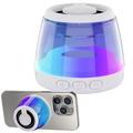 M2 Mini Haut-parleur magnétique Bluetooth avec lumière RGB - Blanc