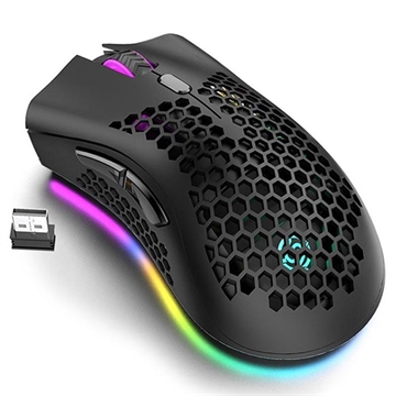Souris sans fil M600 - 7 boutons et lumière LED - Noir